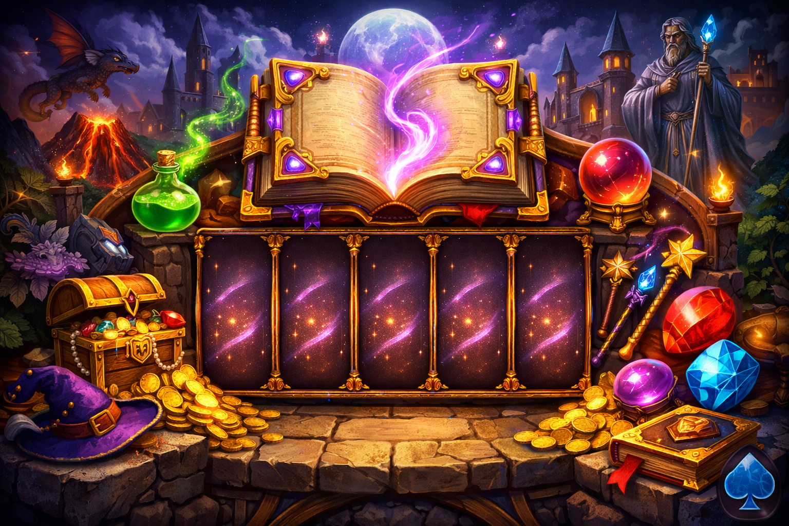 Hero Magical Book Slots